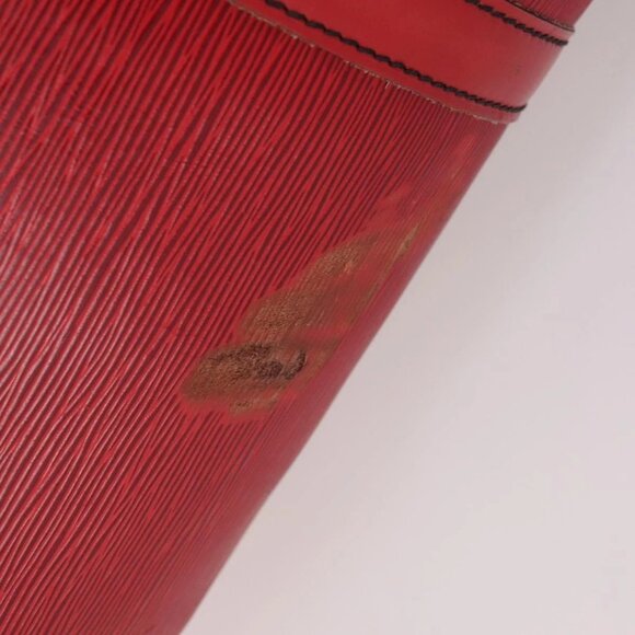 LOUIS VUITTON Epi Keepall 60 Boston Bag Red M42947 LV Auth 148138 - Picture 7 of 16